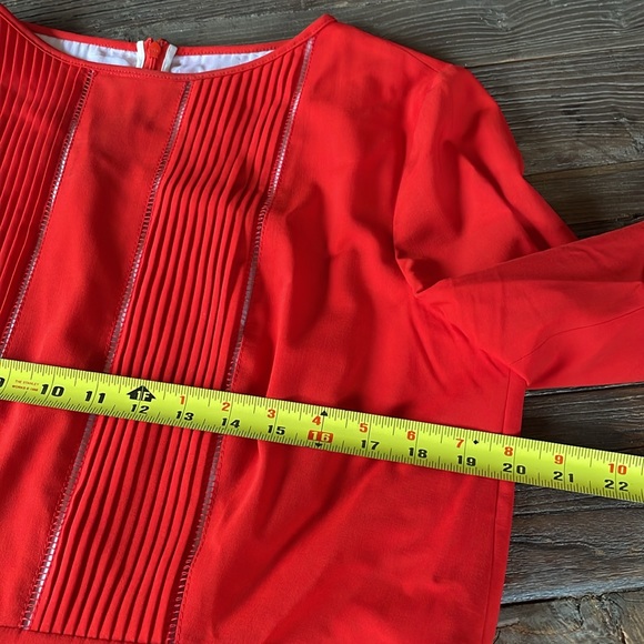 Piazza Sempione red wool sheath dress EUC size 42 - Picture 14 of 14